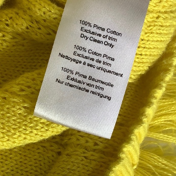 Rachel Antonoff Lewis Fringe Shell Sleeveless Knit Crop Top With Fringe Trim S - Picture 8 of 13